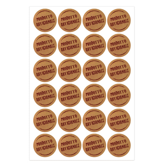 Etichetta Adesiva Prodotto Artigianale