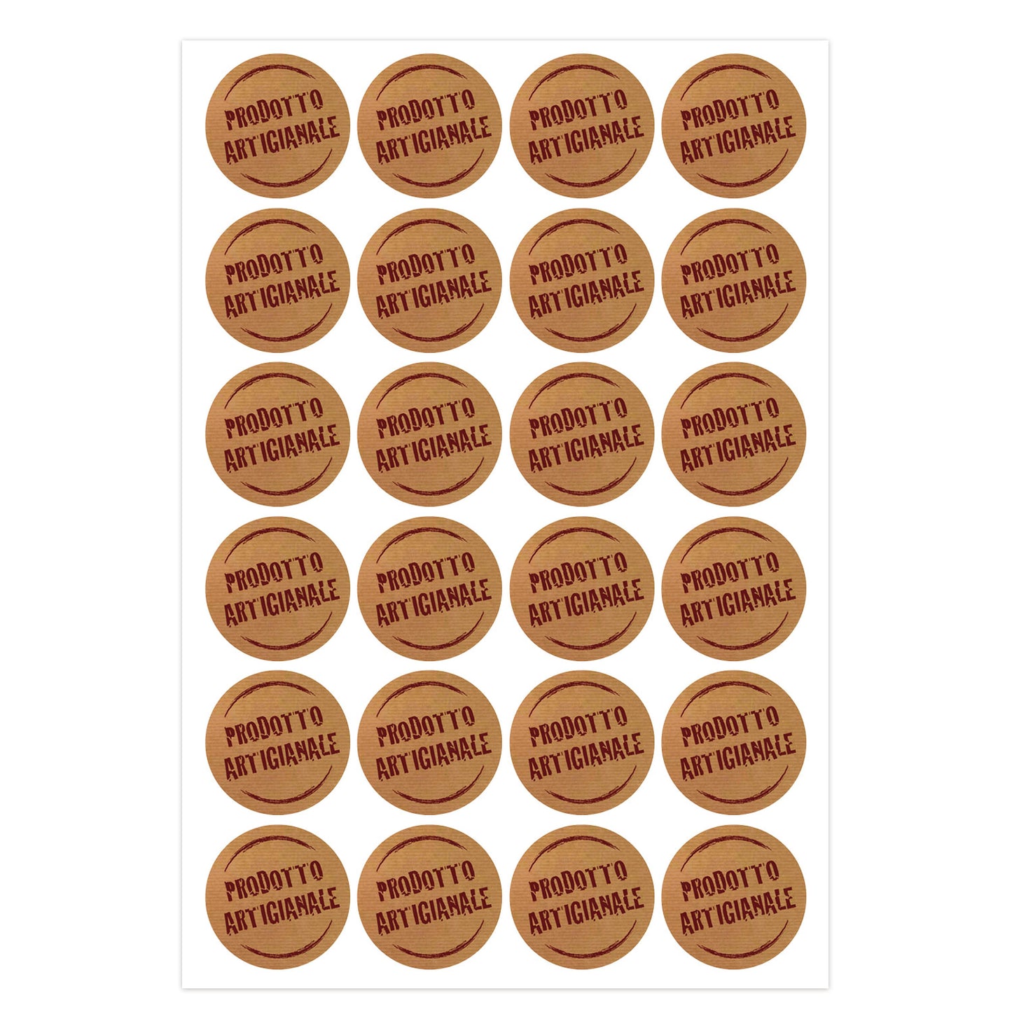 Etichetta Adesiva Prodotto Artigianale