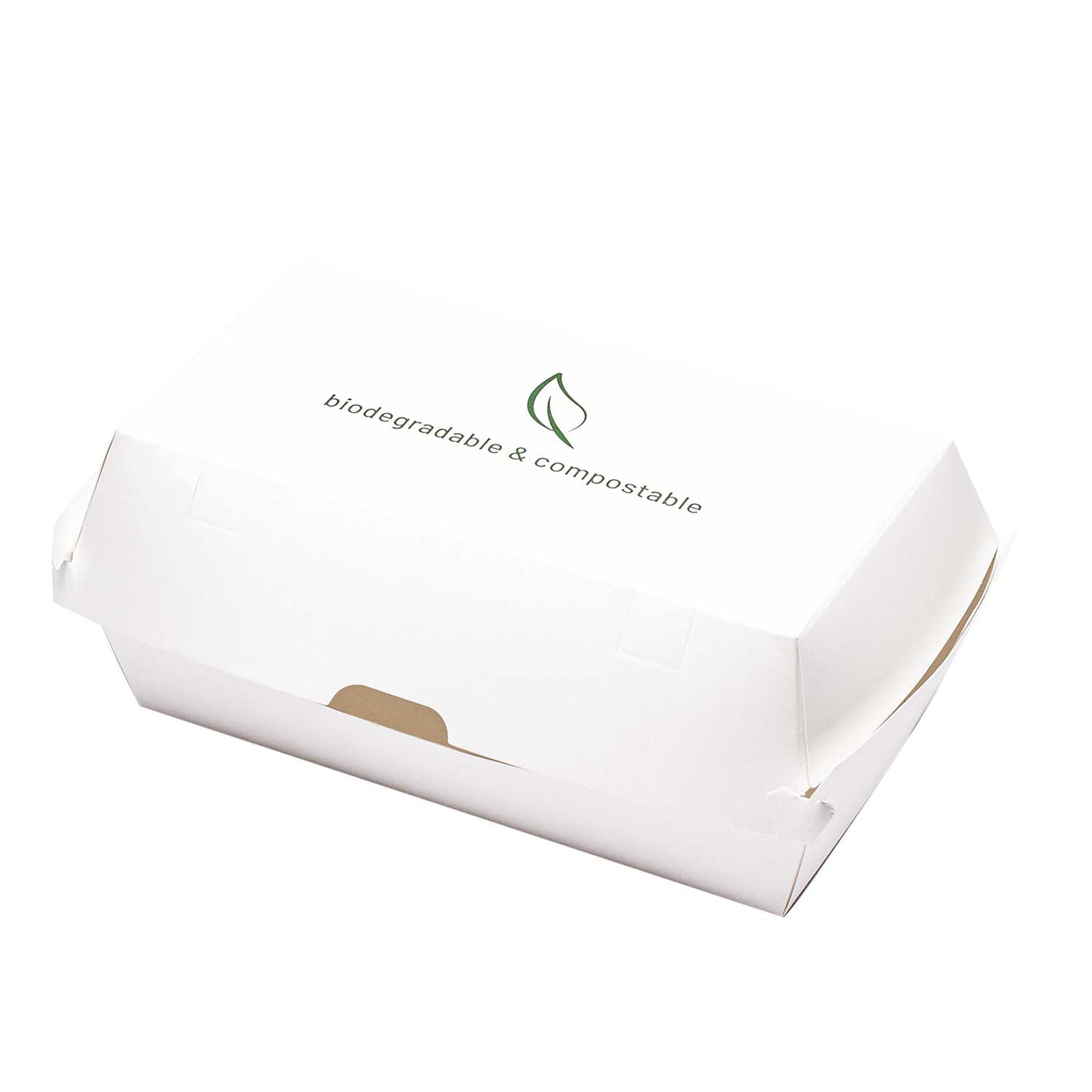 Hamburger Box in Cartoncino e Rivestimento in PLA