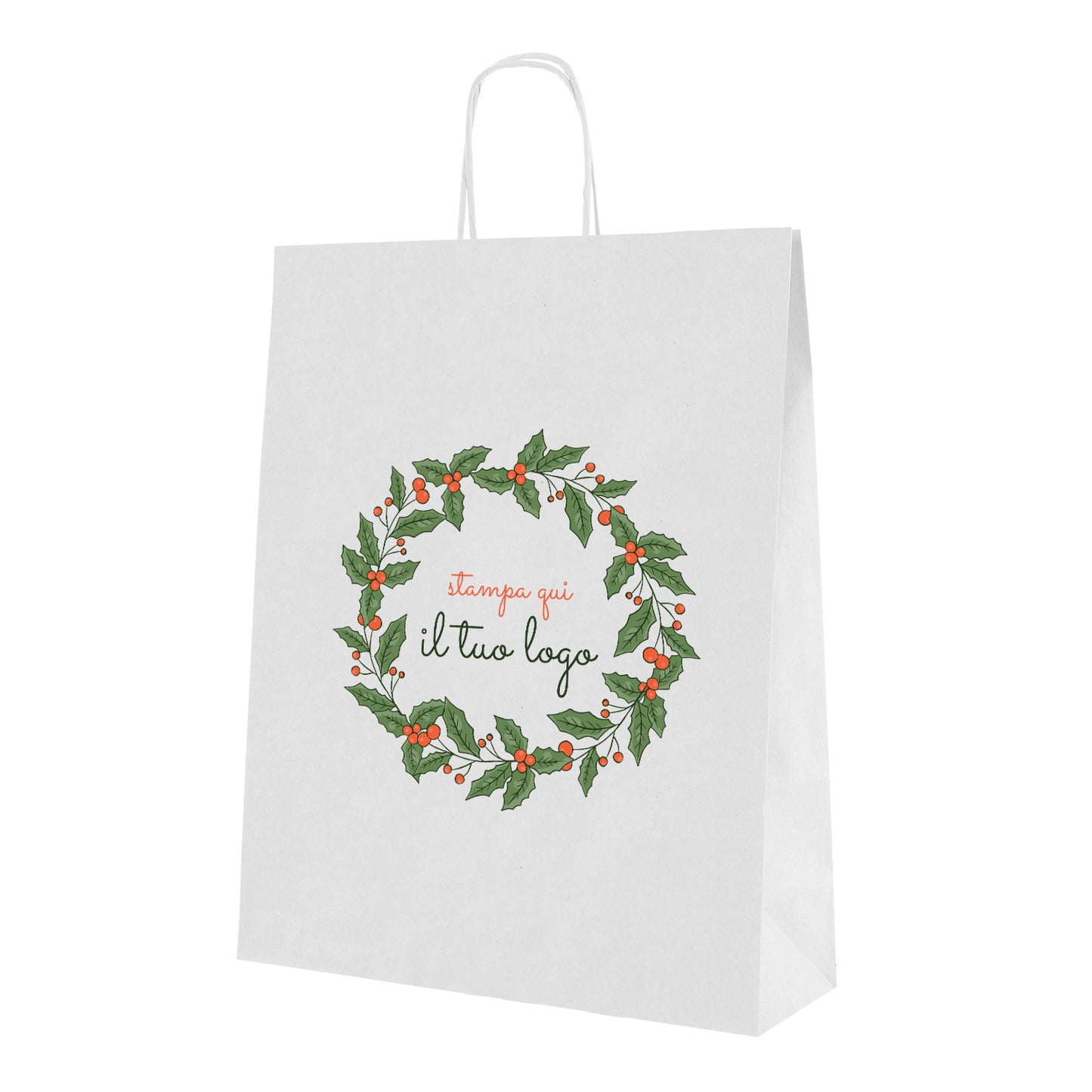 Shopper Frame NATALE Cordino Personalizzate 2LATI