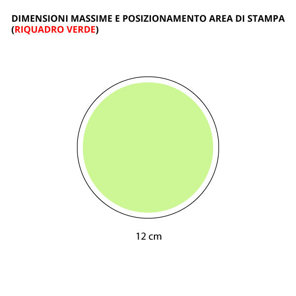 Etichette personalizzate CMYK TONDA LUCIDA