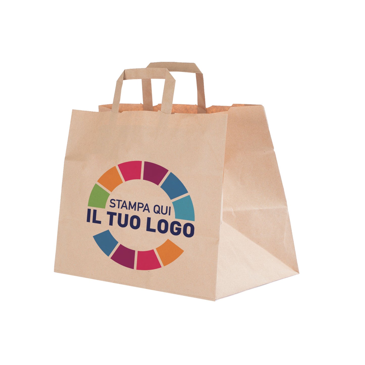 Shopper Carta Foodline Piattina stampa 2 LATI CMKY