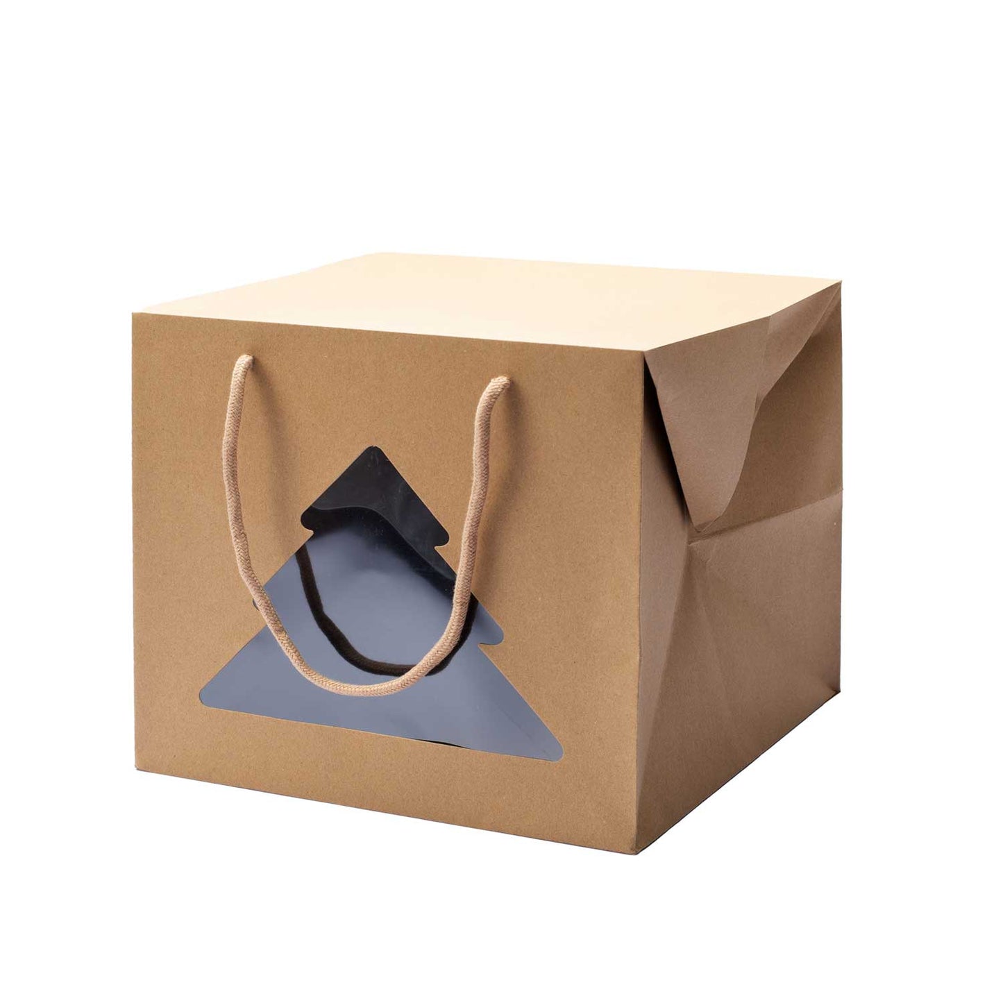 Bag Box Kraft c/finestra Albero