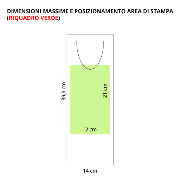 Shopper Portabottiglie Stampa 2 Lati CMKY