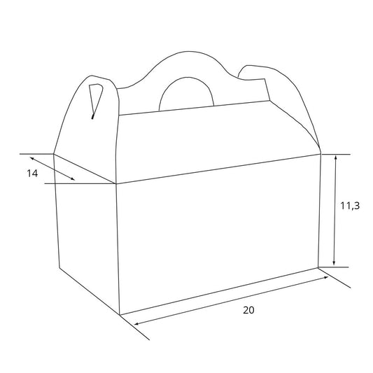 Scatola Happy Meal per Food Delivery e Take Away