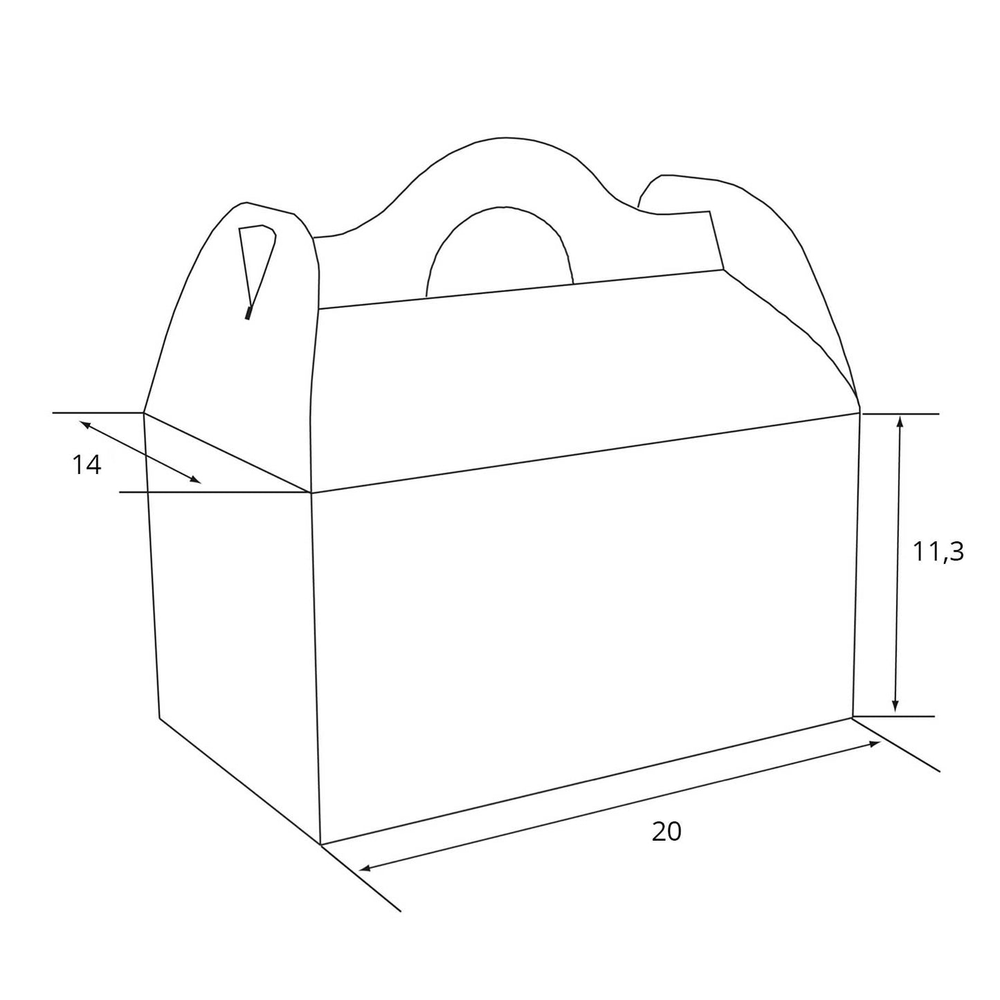 Scatola Happy Meal per Food Delivery e Take Away