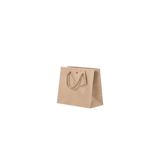 Shopper Carta Kraft con Tag & Foro